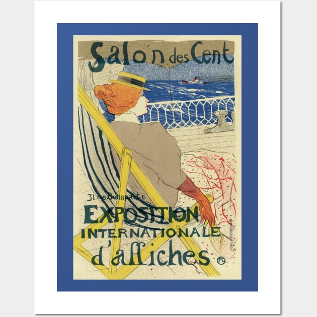 Salon des Cents by Toulouse Lautrec Wall Art by MasterpieceCafe